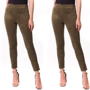 NWT BlankNYC Faux Suede Leggings in Into The Forest
